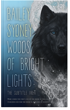 Pre Made Book Cover Ebony Clay