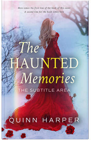 Pre Made Book Cover Blue Haze