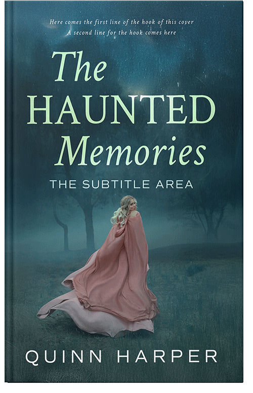 Front view of Blue Dianne #35524 - Premade Paranormal & Urban Book Cover