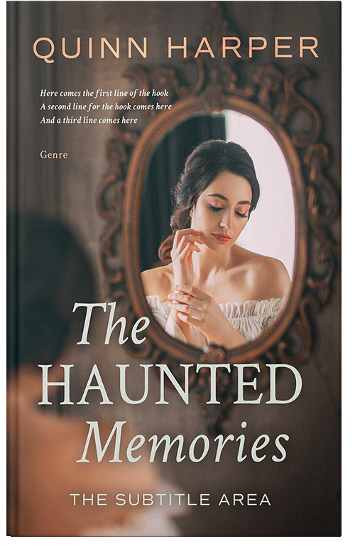 Front view of Taupe #35531 - Premade Romance Book Cover