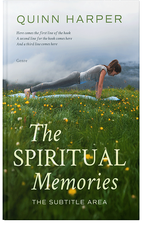 Front view of Premade Health & Mind & Body Book Cover - Tasman