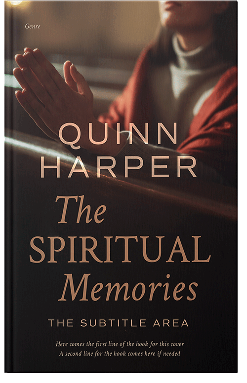 Front view of Gondola #35560 - Premade Religion & Spirituality Book Cover