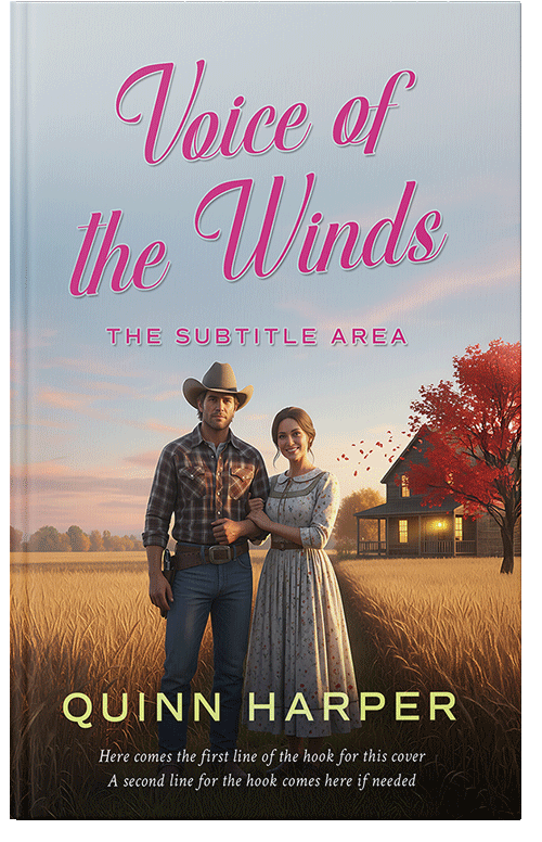 Front view of Silver Sand #35570 - Premade Romance Book Cover