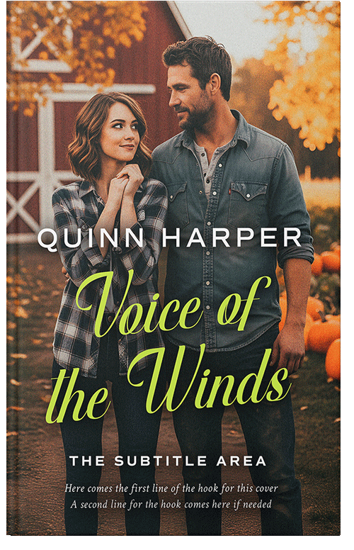 Front view of Premade Romance Book Cover - Dune