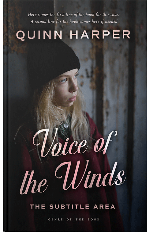 Front view of Cod Gray #35595 - Premade Teen & Young Adult Book Cover