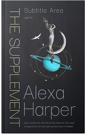 Pre Made Book Cover Shark