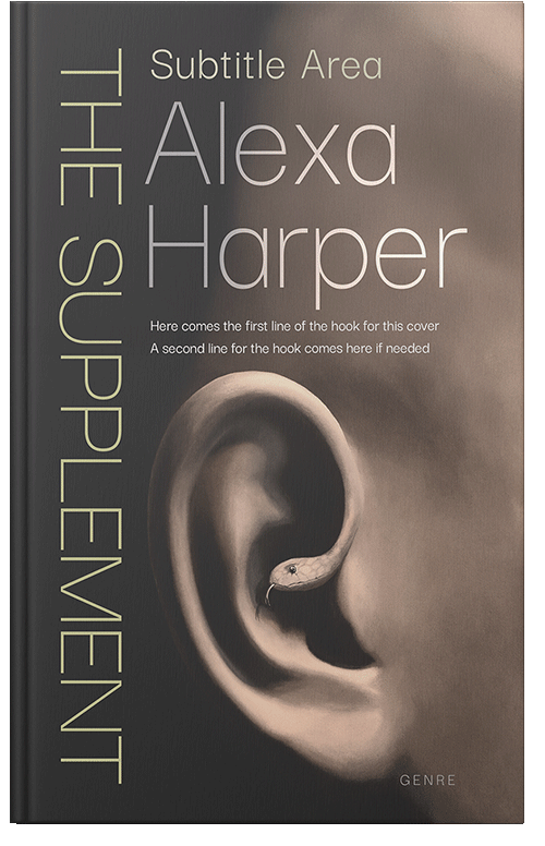 Front view of Mine Shaft #35616 - Premade Abstract Book Cover