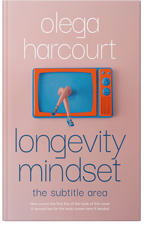 Front view of Cavern Pink #35641 - Premade Surreal Book Cover