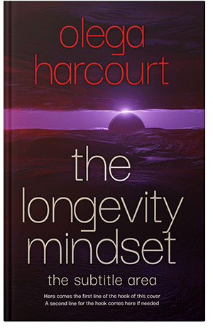 Pre Made Book Cover Aubergine