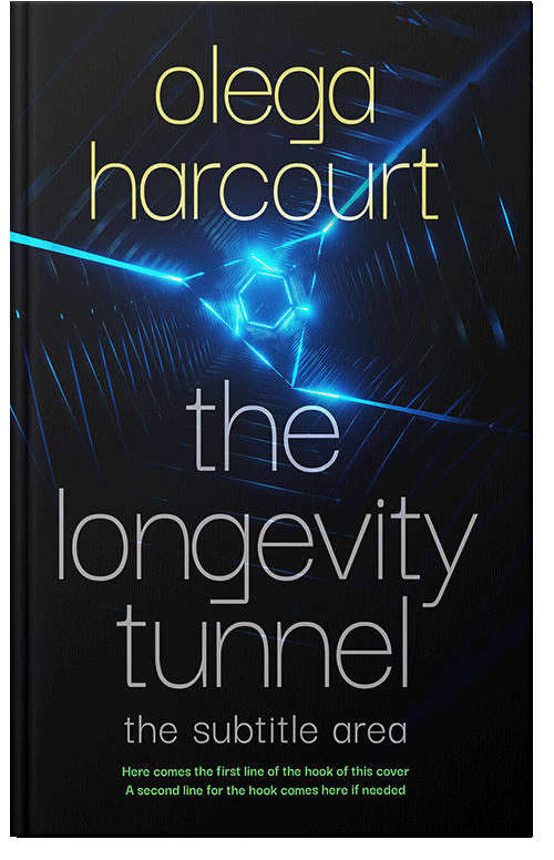 Front view of Ebony #35648 - Premade Science Fiction Book Cover