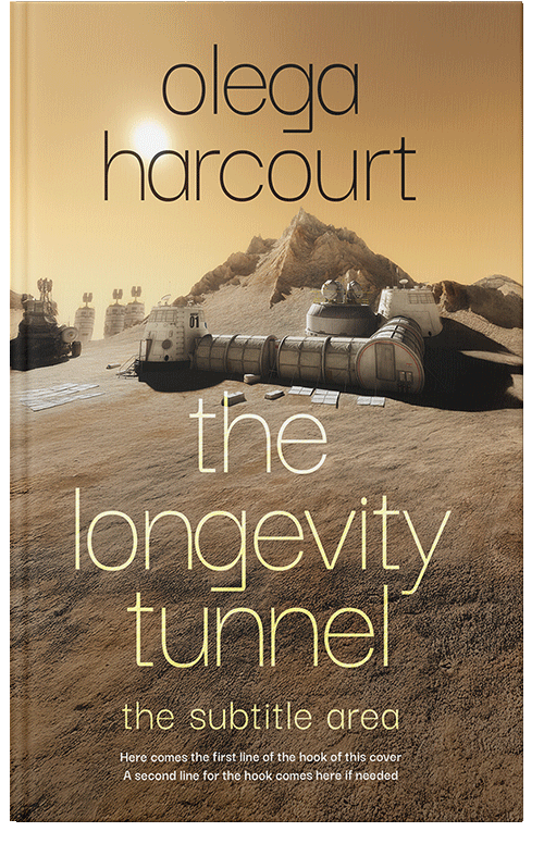 Front view of Barley Corn #35651 - Premade Science Fiction Book Cover