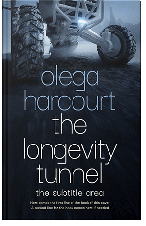 Pre Made Book Cover Ebony