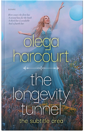 Pre Made Book Cover Blue Bayoux