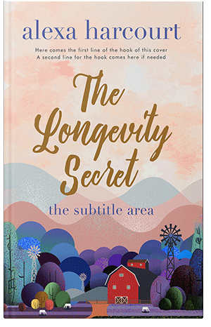 Pre Made Book Cover Oyster Pink