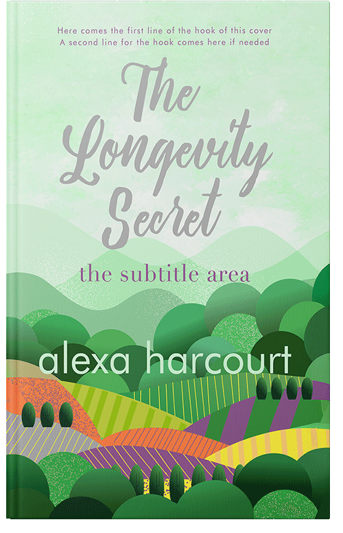 Front view of Sea Green #35709 - Premade Nature Book Cover