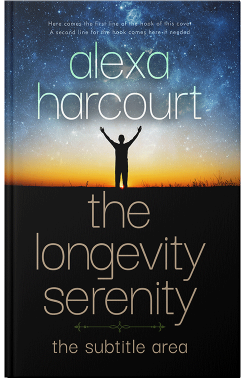 Front view of Ebony #35716 - Premade Health & Mind & Body Book Cover