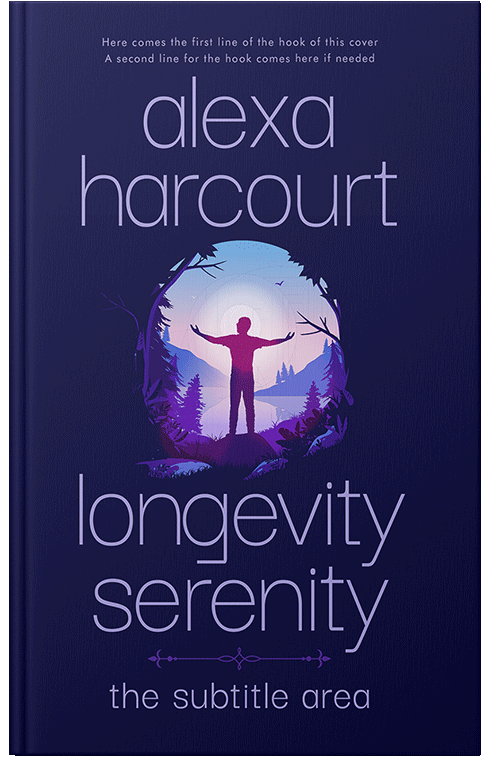 Front view of Deep Cove #35717 - Premade Religion & Spirituality Book Cover