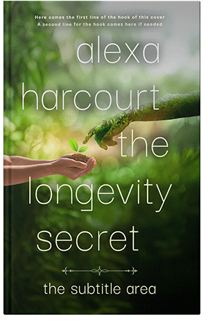 Pre Made Book Cover Turtle Green