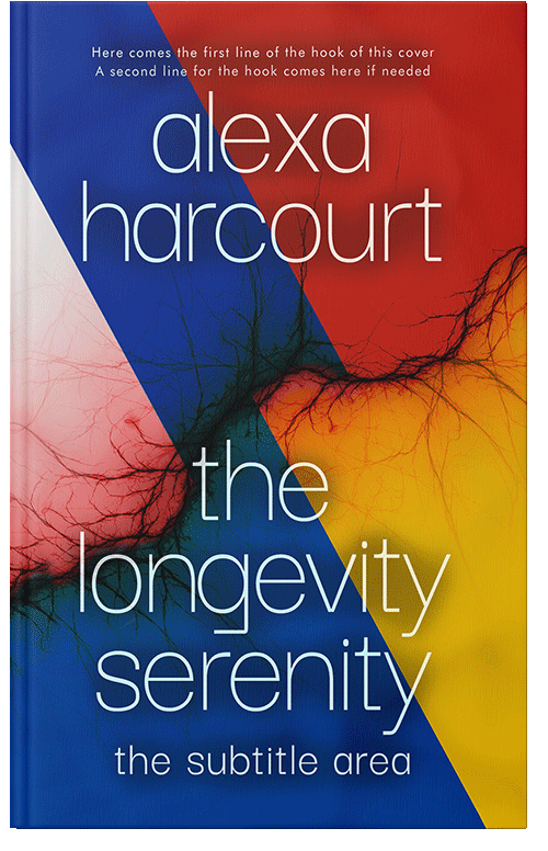 Front view of Rust #35726 - Premade Abstract Book Cover