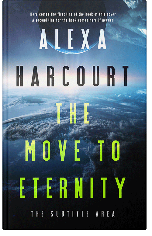 Front view of Beryl Green #35739 - Premade Science Fiction Book Cover | BookCoverZone*