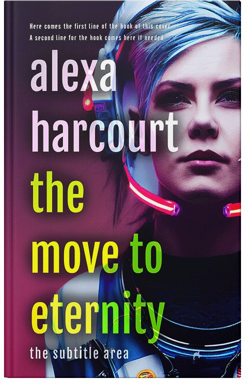 Front view of Cameo #35741 - Premade Science Fiction Book Cover | BookCoverZone*