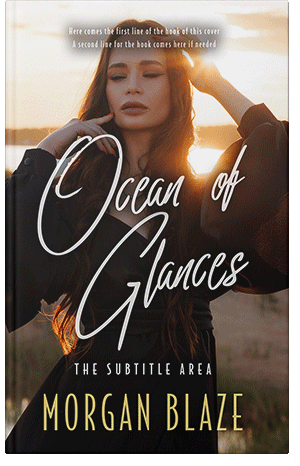 Premade Book Cover Stark White