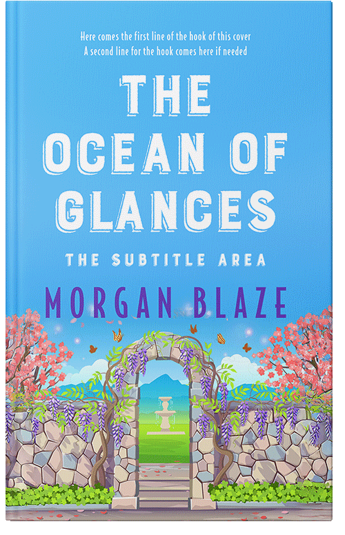 Front view of Premade Literary Fiction Book Cover - Malibu