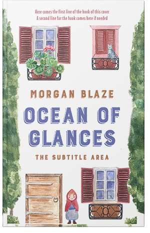 Pre Made Book Cover Dusty Gray