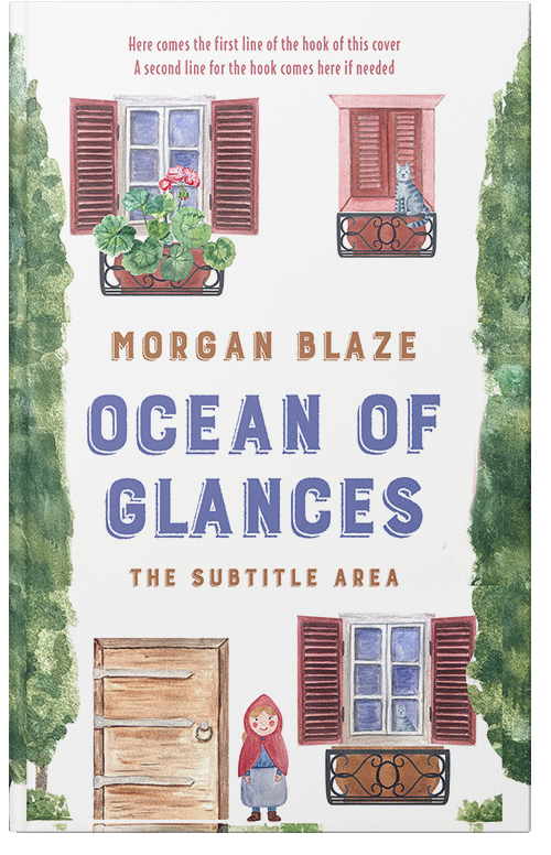 Front view of Dusty Gray #35788 - Premade Literary Fiction Book Cover | BookCoverZone*