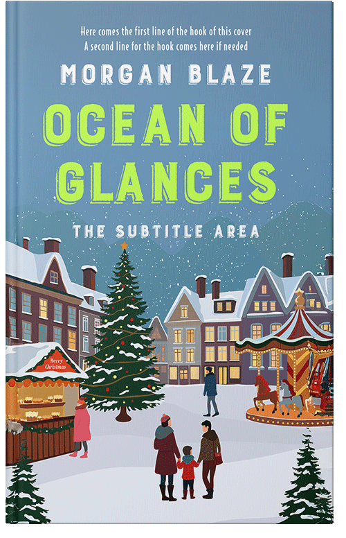 Front view of Bermuda Gray #35790 - Premade Literary Fiction Book Cover | BookCoverZone*