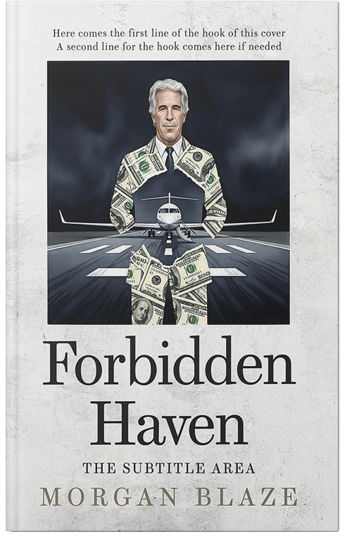 Front view of Premade Politics & Law & Society Book Cover - Quill Gray