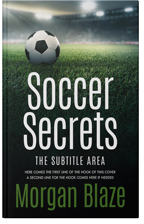 Front view of Celeste #35798 - Premade Sports & Fitness Book Cover | BookCoverZone*