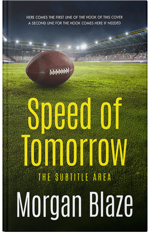 Front view of Black Olive #35802 - Premade Sports & Fitness Book Cover | BookCoverZone*