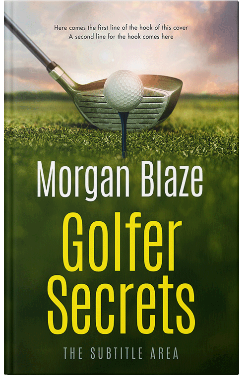 Front view of Putty #35805 - Premade Sports & Fitness Book Cover | BookCoverZone*