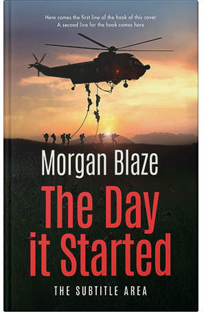 Pre Made Book Cover Log Cabin