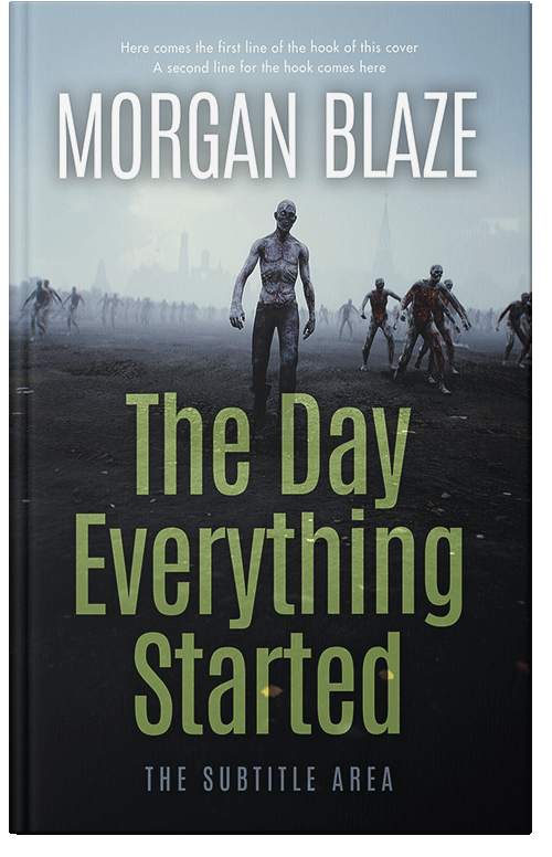 Front view of Premade Apocalyptica Book Cover - Tiara