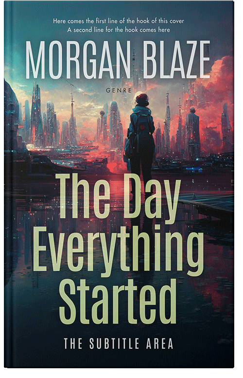 Front view of Rodeo Dust #35818 - Premade Science Fiction Book Cover | BookCoverZone*