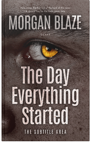 Premade Book Cover Woody Brown