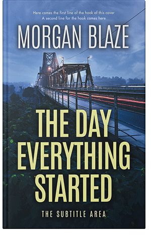 Pre Made Book Cover Beryl Green