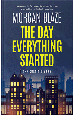 Pre Made Book Cover Cloud Burst