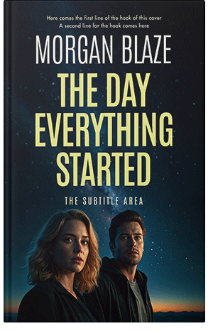 Pre Made Book Cover Deco