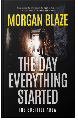 Pre Made Book Cover Cod Gray