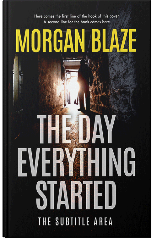 Front view of Cod Gray #35842 - Premade Mystery & Thriller & Suspense Book Cover | BookCoverZone*