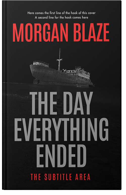 Front view of Cod Gray #35843 - Premade Mystery & Thriller & Suspense Book Cover | BookCoverZone*