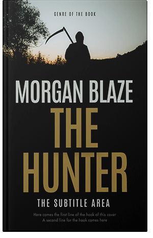 Premade Book Cover Taupe Gray