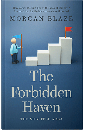 Premade Book Cover Kashmir Blue