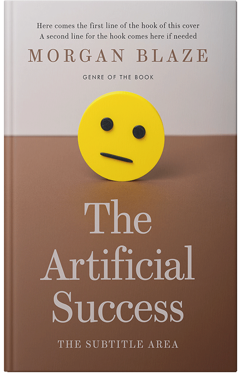 Front view of Premade Business Book Cover - Spicy Mix