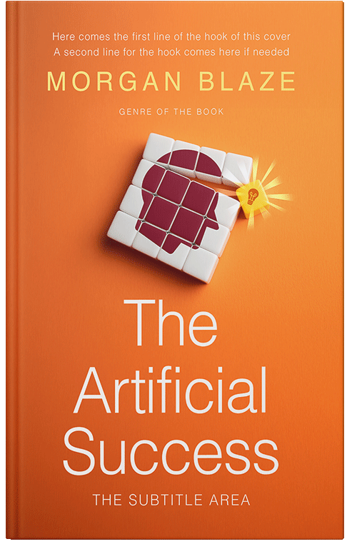 Front view of Premade Business Book Cover - Tango