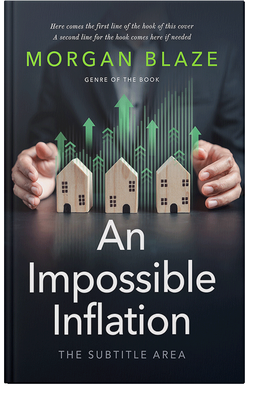 Front view of Premade Business Book Cover - Ebony Clay