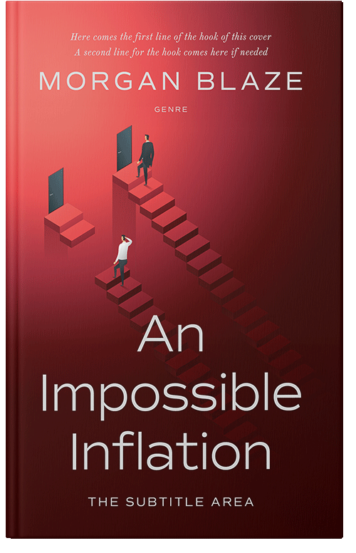 Front view of Premade Business Book Cover - Mahogany